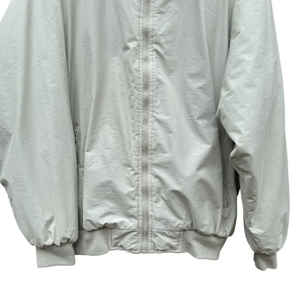 Black Canyon Vintage 90s Gorpcore Fleece Lined Bomber Jacket White Mens L Hiking